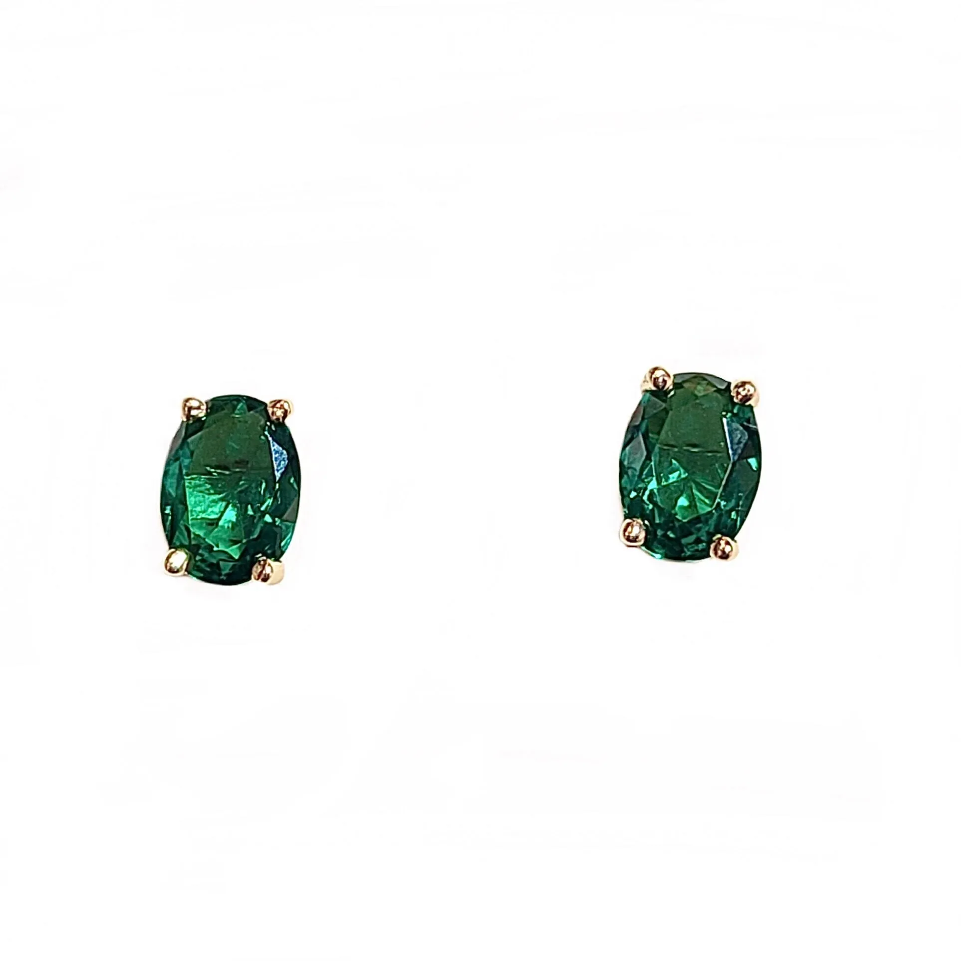 Amy Oval Birthstone Sparkle Studs
