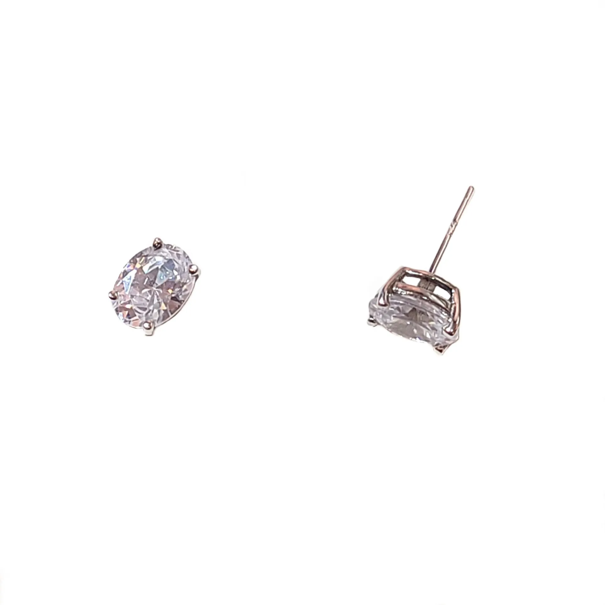 Amy Oval Birthstone Sparkle Studs