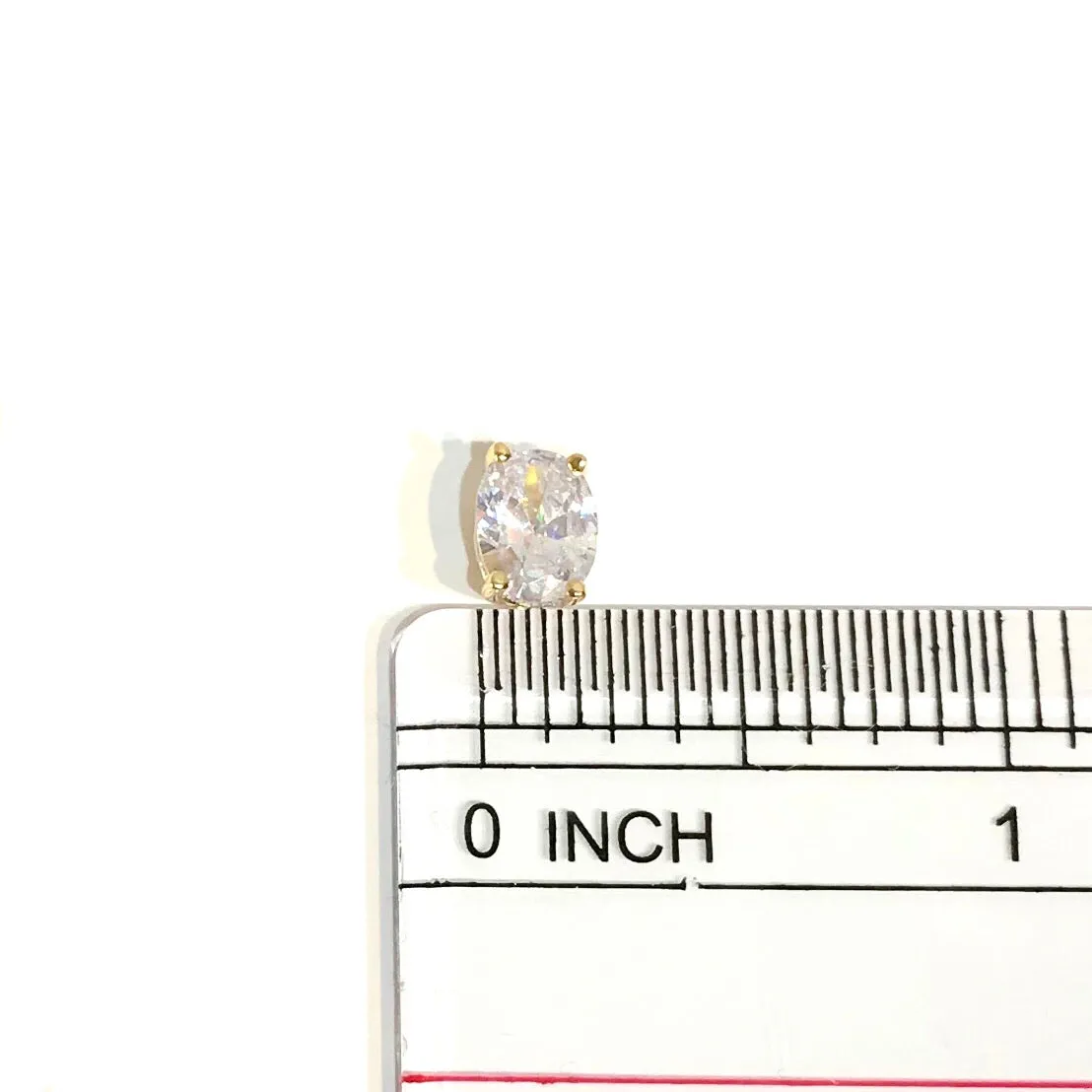 Amy Oval Birthstone Sparkle Studs