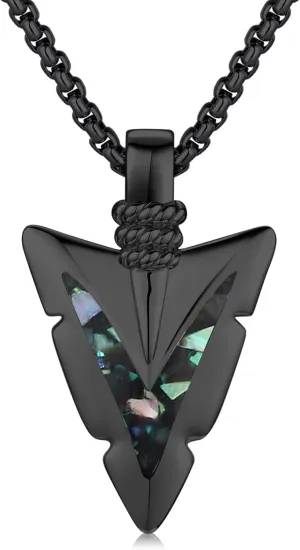 Arrowhead Necklace 925 Sterling Silver Arrow Pendant Necklace Jewelry Gifts for Men Women