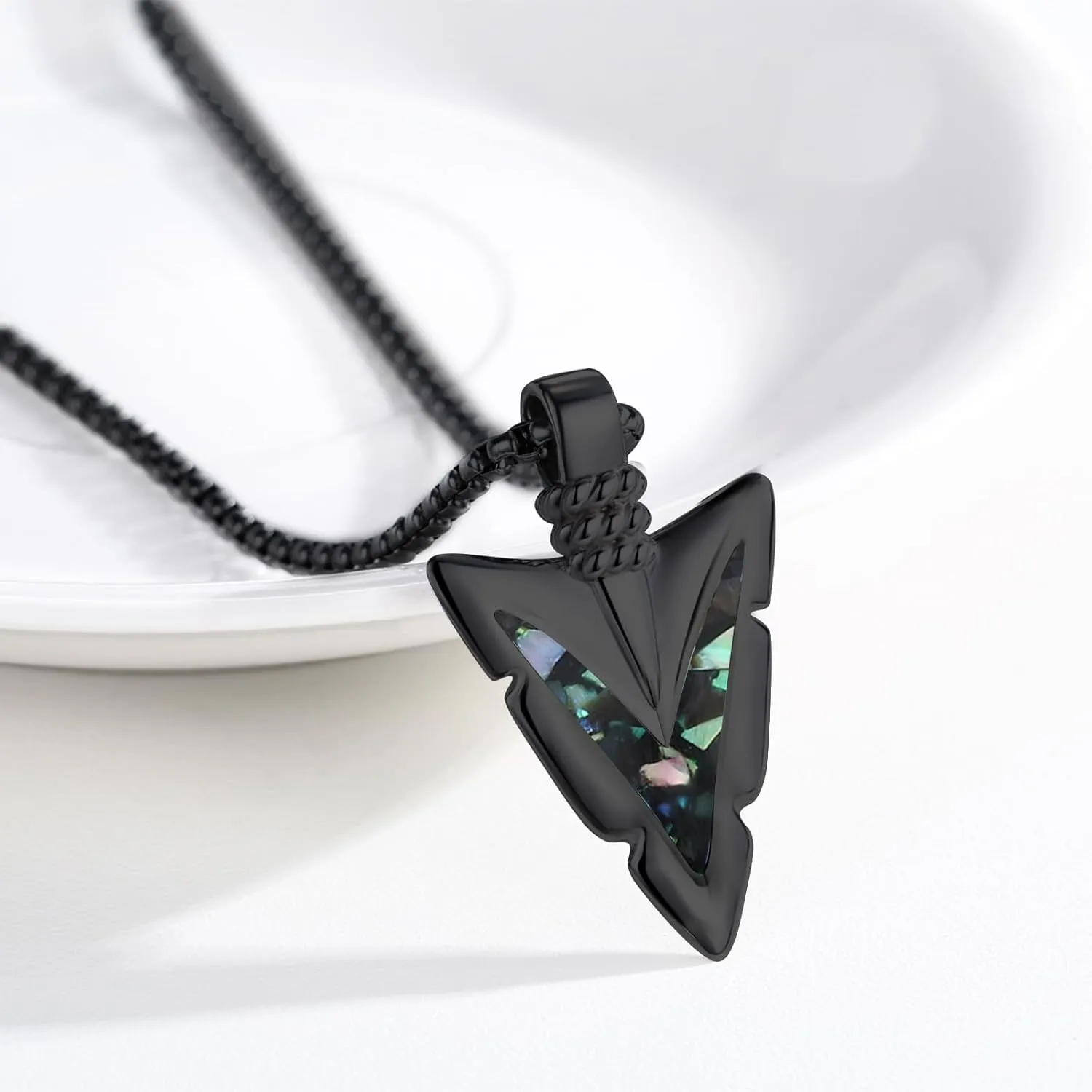 Arrowhead Necklace 925 Sterling Silver Arrow Pendant Necklace Jewelry Gifts for Men Women