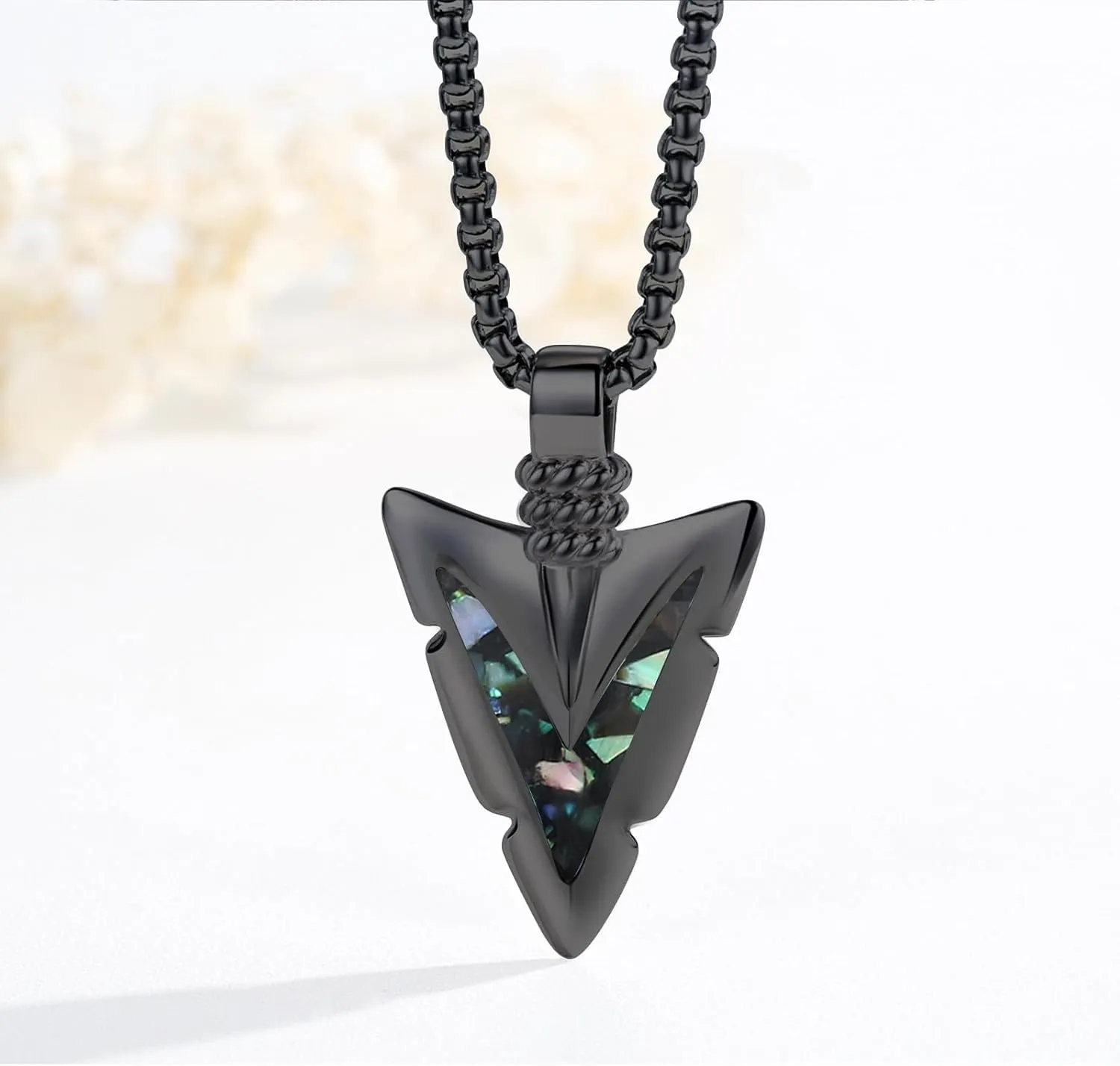 Arrowhead Necklace 925 Sterling Silver Arrow Pendant Necklace Jewelry Gifts for Men Women