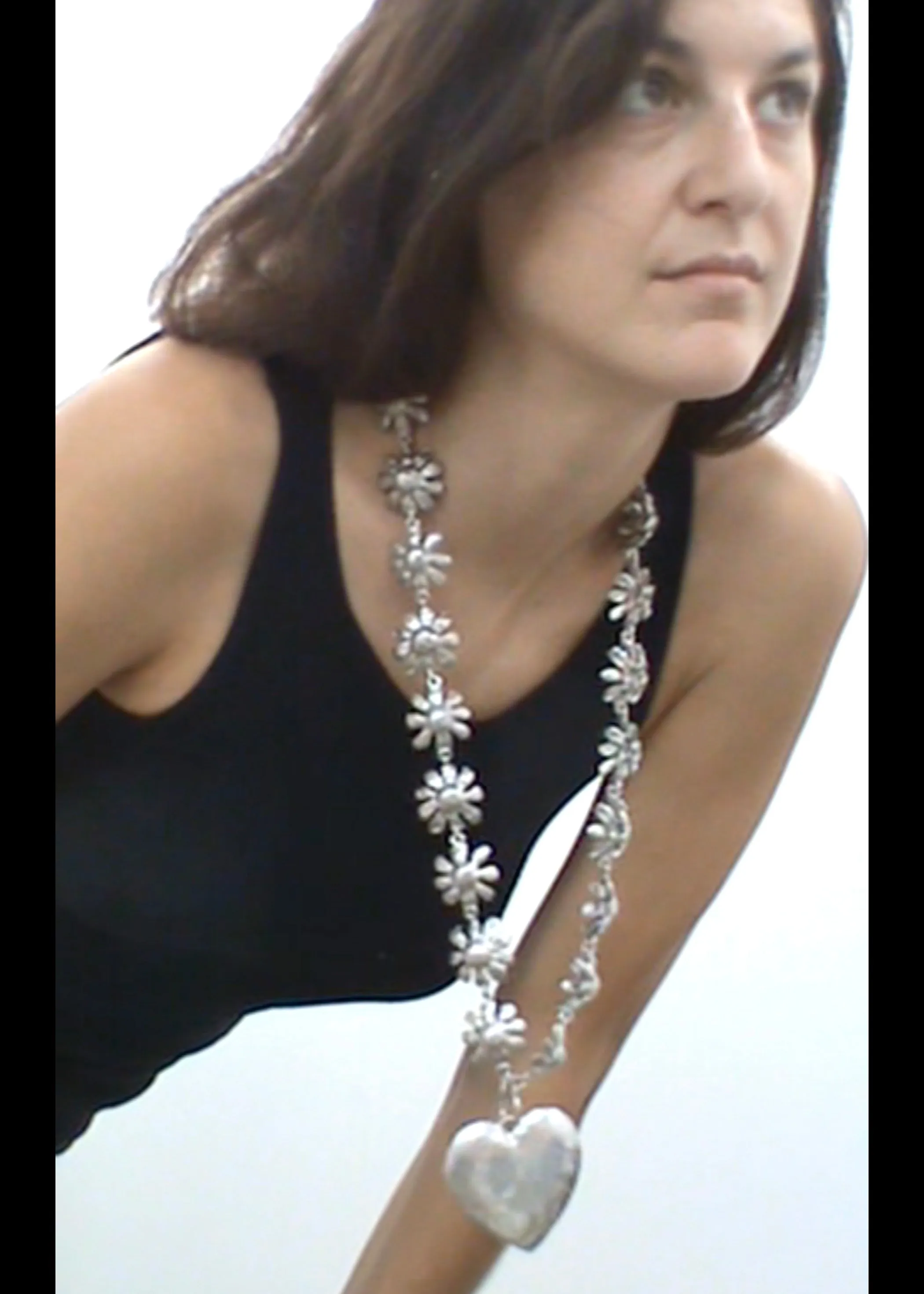 Bubble Infatuation Necklace in Silver