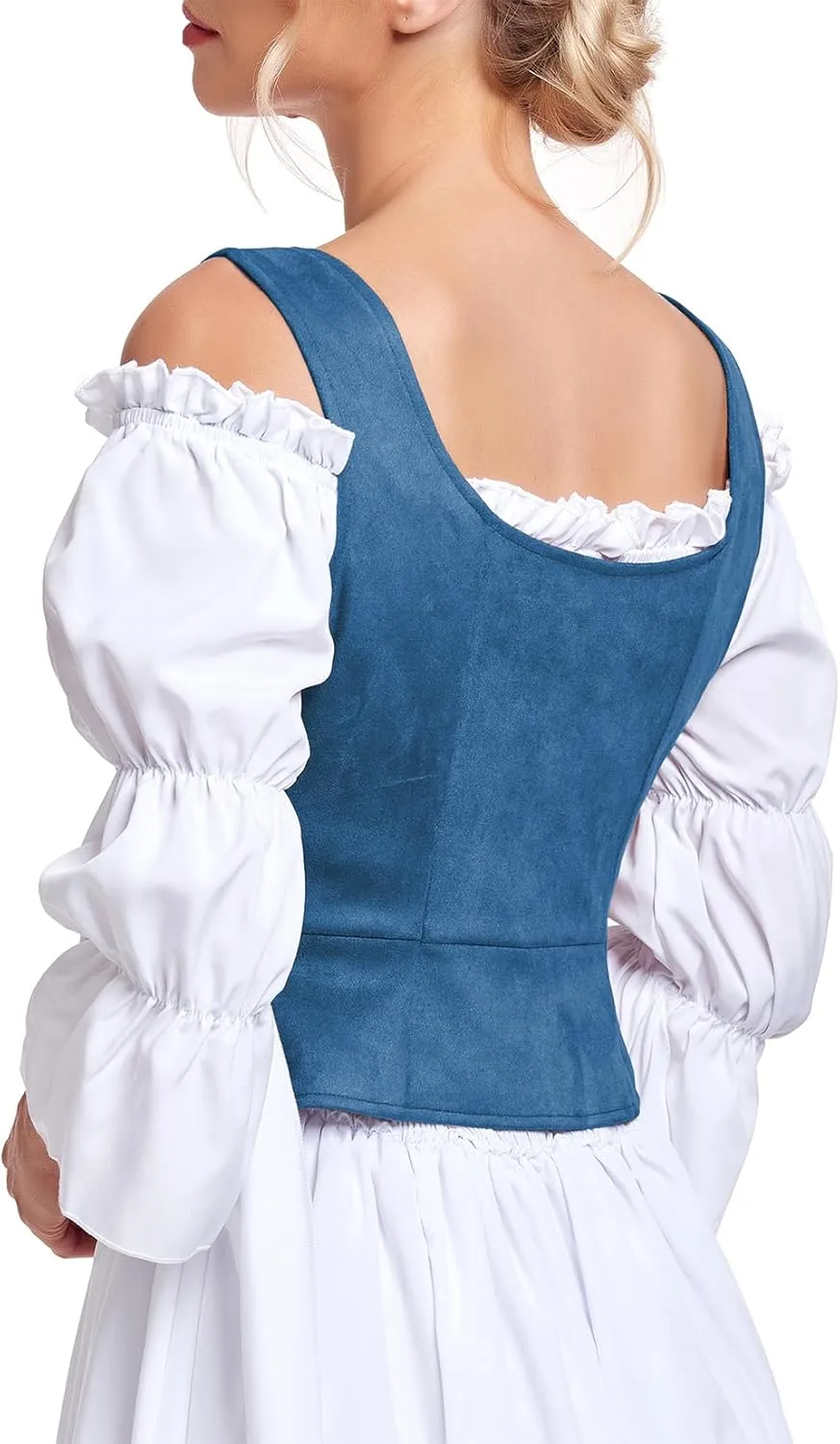 Century Star Renaissance Corset Costume Women Pirate Medieval Viking Floral Top Ren Faire Vest Victorian Plus Size Bodice