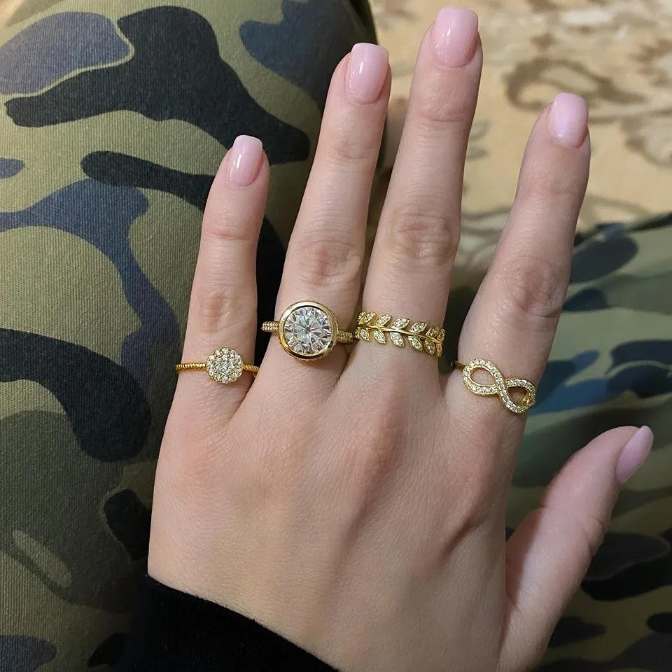 Diamond Infinity Ring