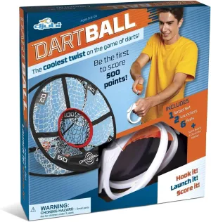 Djubi DartBall - The Ultimate Safe Game of Darts for Kids and Adults of All Ages - Perfect Family and Outdoor Party Games for Ages 8 