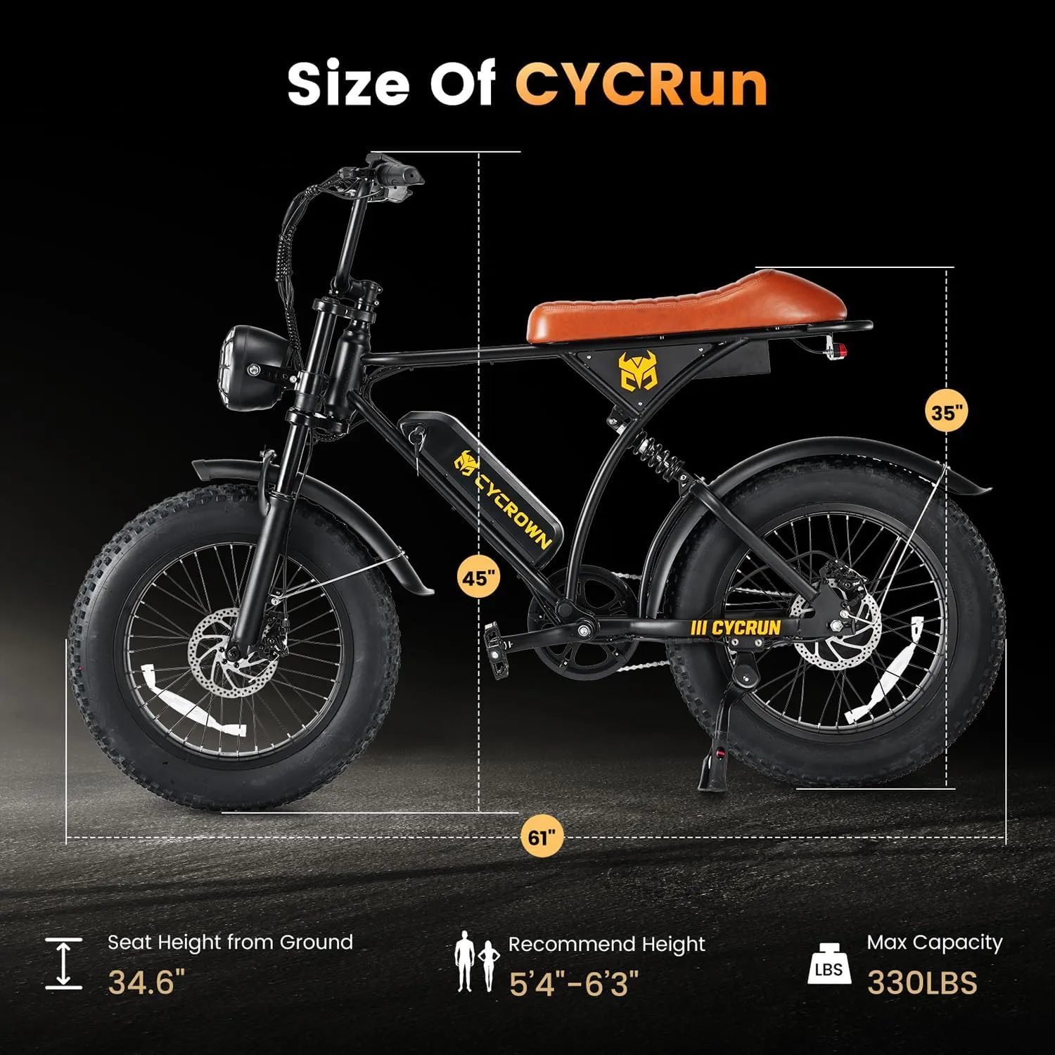 Electric Bike for Adults,Peak 1000W/1500W Motor,20/28MPH 55-150Mile ebikes for Adults with 10.4AH/13AH/26AH Battery,20" Fat Tire Electric Dirt Bike Commuting Off Road Ebike, UL2849