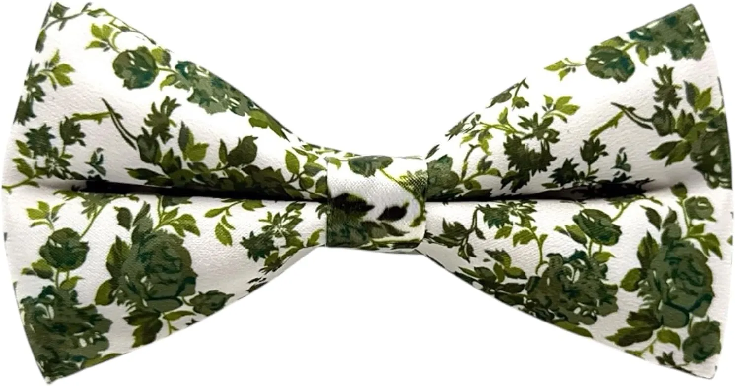 Elegant Floral Bow Ties for Men  Adjustable Wedding Bowtie, Perfect for Grooms, Groomsmen & Formal Celebrations