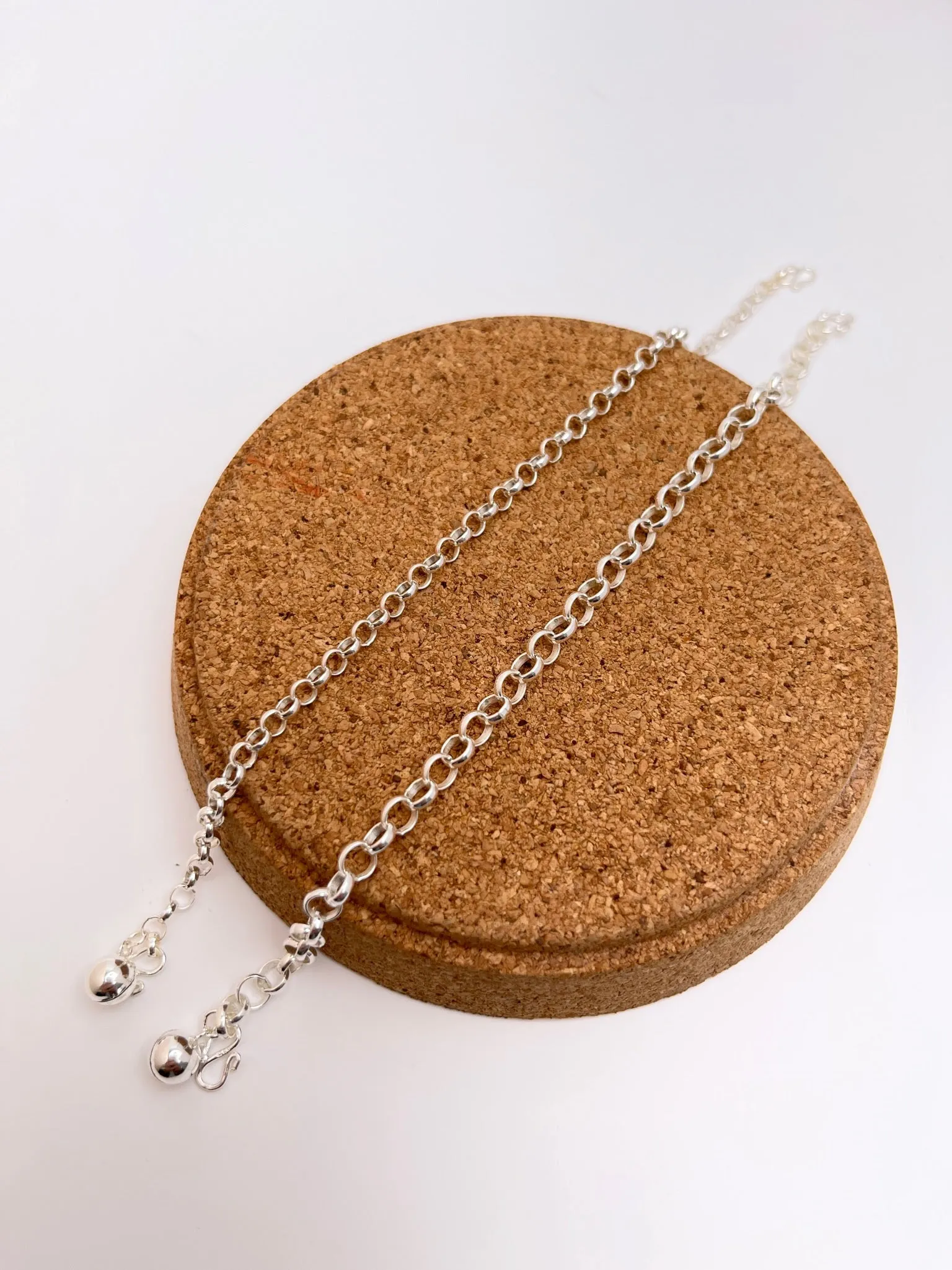 Empty Baby Anklet Chain (4.0mm / 3.5mm)