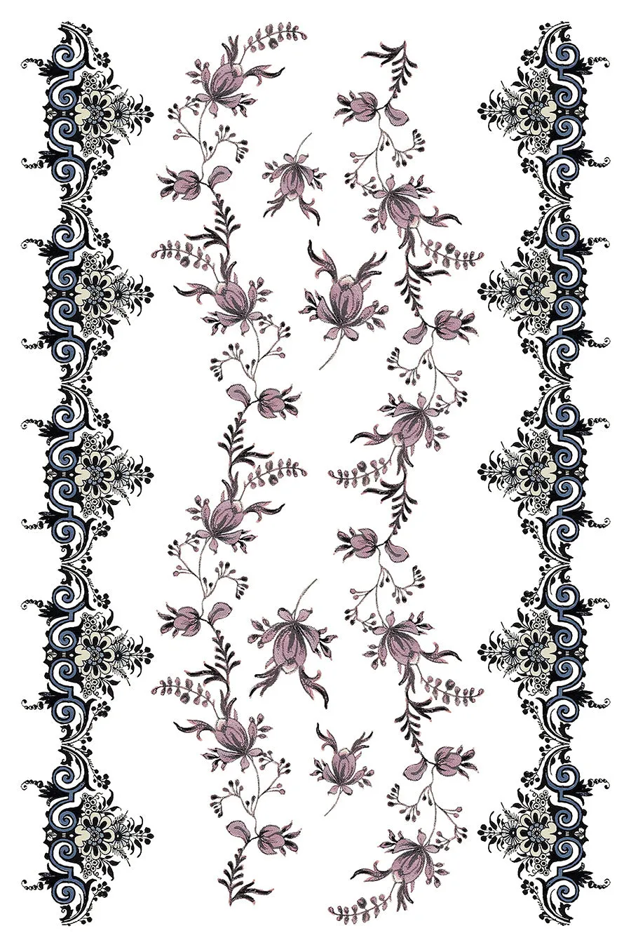 Fairy Tale Florals Transfer