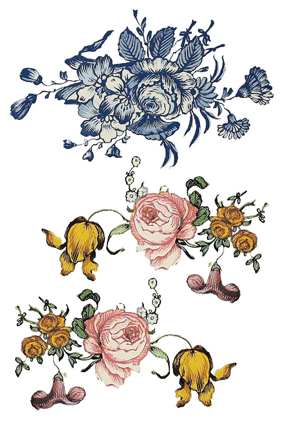 Fairy Tale Florals Transfer