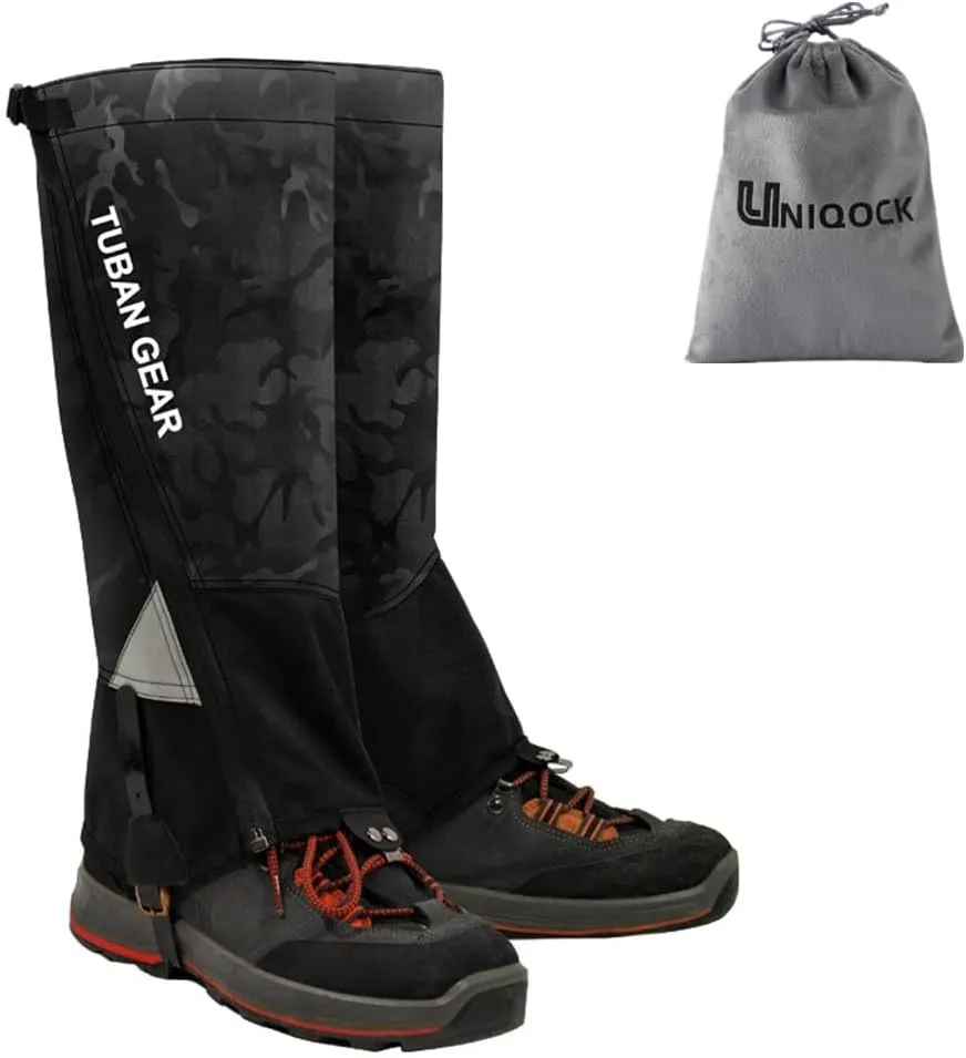 Gaiters for Hiking Waterproof,Leg Gaiters with Upgraded Zipper Design,Lightweight Shoe for Men Women