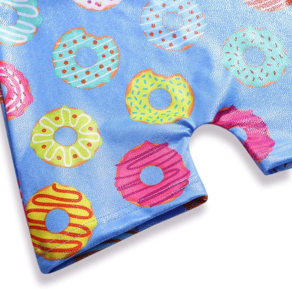 HOZIY Gymnastics Leotards for Girls Unicorn Aurora Rainbow Mermaid Dinosaur Cupcake Sparkle Biketard Toddlers Kids Children