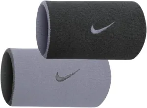 Nike Premier Home and Away Doublewide Wristbands (Black/Matte Silver, Osfm)