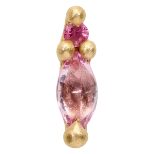 Pink Ray Stud Earring - Made to Order