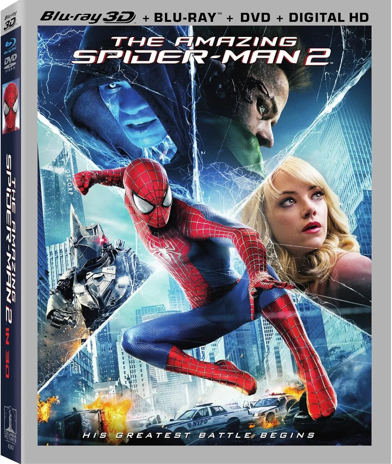 The Amazing Spider-Man 2 [Blu-ray] ( with / Without Slip cover ) [3D Blu-ray]