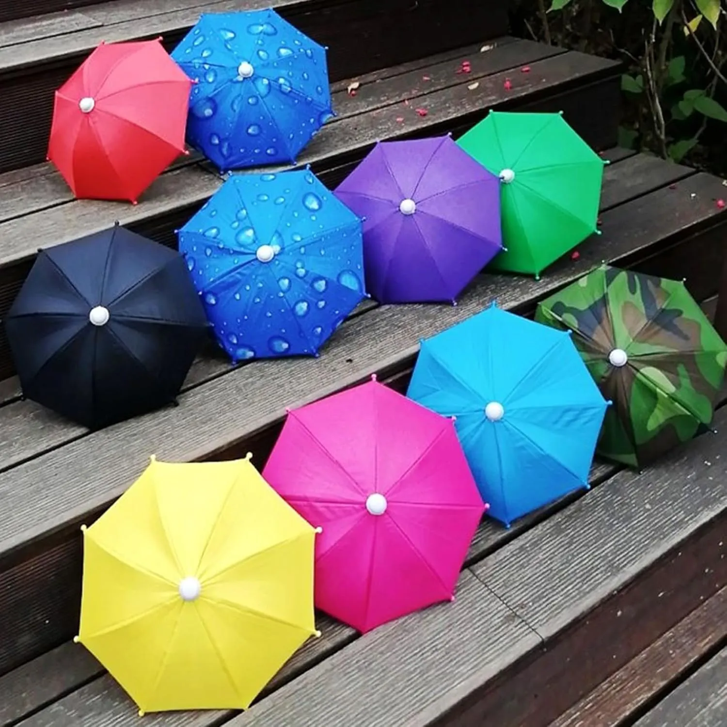 UV Protection Phone Umbrella - Universal Adjustable Piggy Suction Cup Phone Stand Sun Visor, Shade Cover