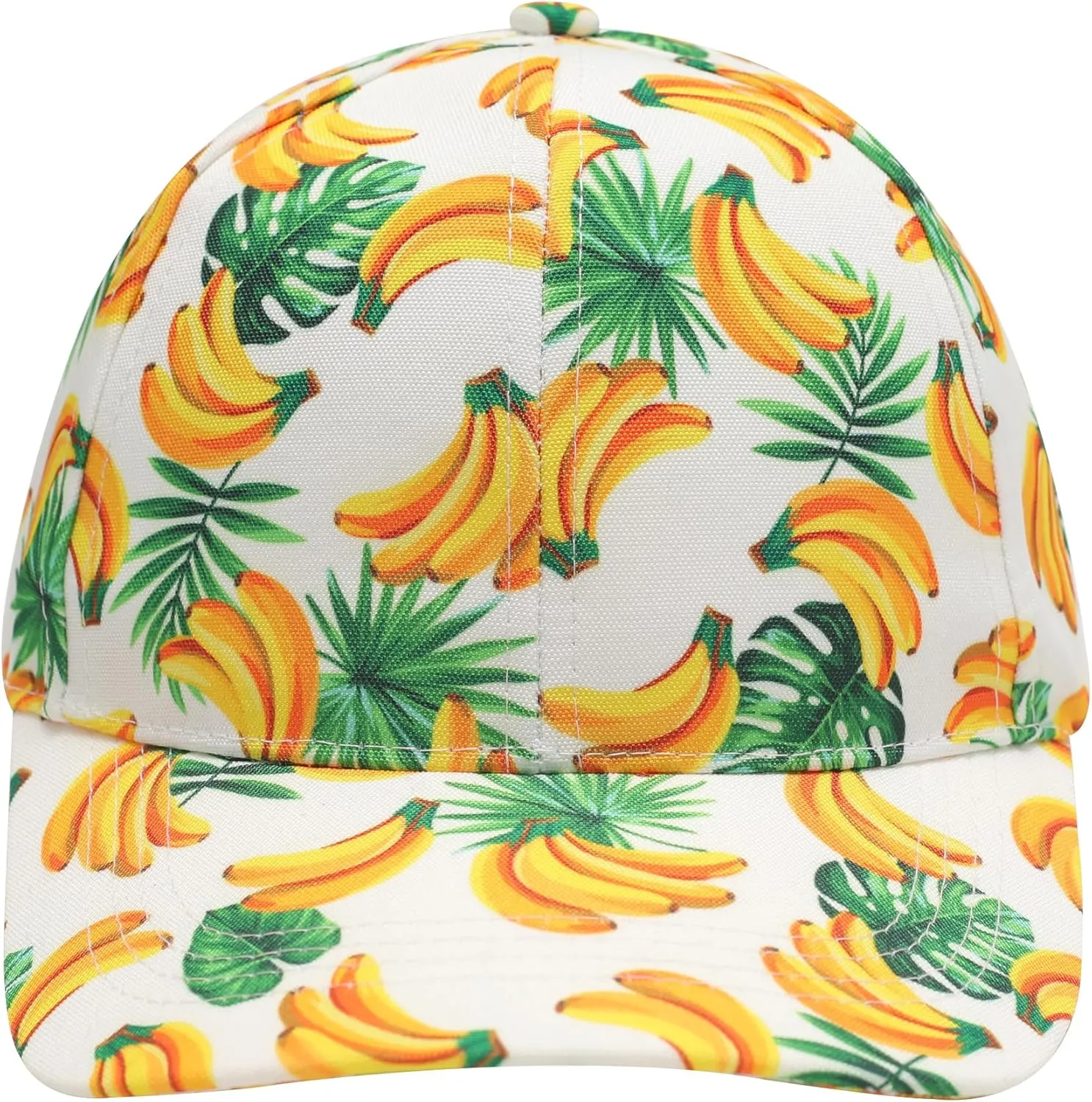 ZLYC Women Fashion Floral Print Baseball Cap Hawaiian Adjustable Snapback Dad Hat