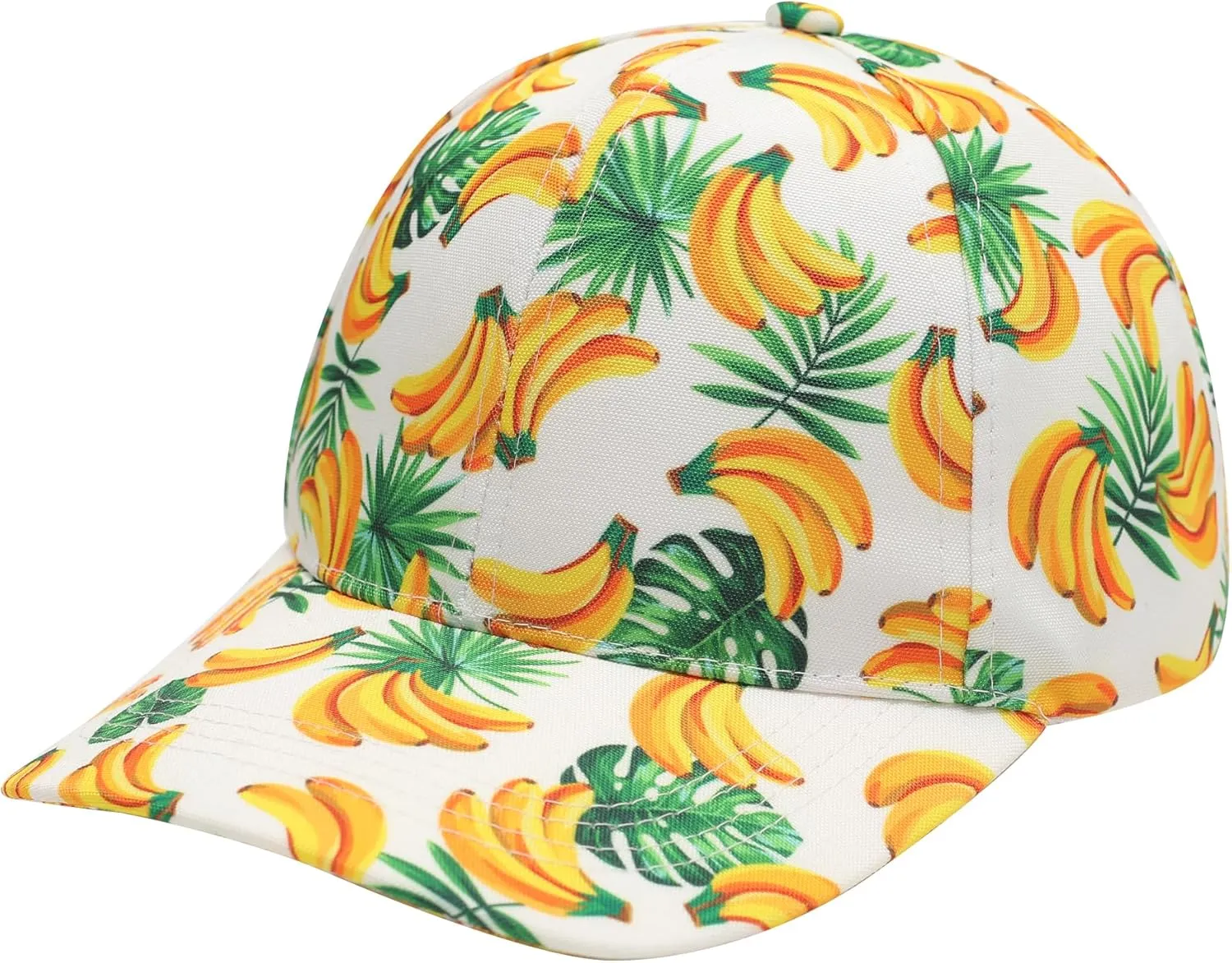 ZLYC Women Fashion Floral Print Baseball Cap Hawaiian Adjustable Snapback Dad Hat